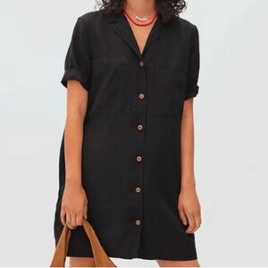 NWT Everlane The Linen Workwear Dress Size M